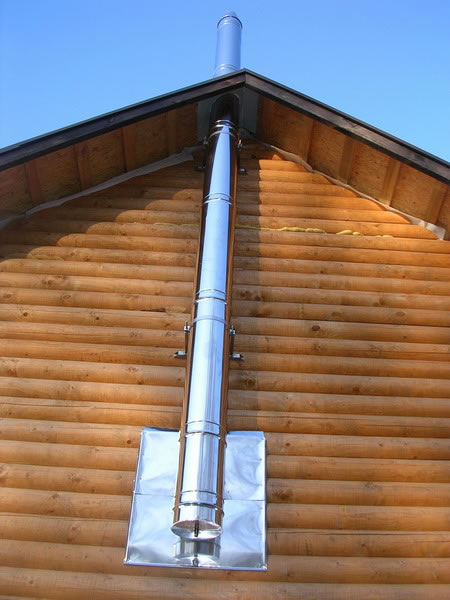 Edelstahlschornstein 150mm Komplett-Set 5 m – Bild 5