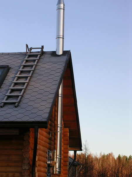 Edelstahlschornstein 150mm Komplett-Set 5 m – Bild 3