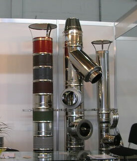 Edelstahlschornstein 150mm Komplett-Set 5 m